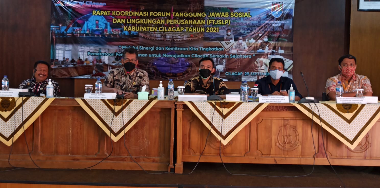 RAKOR FORUM TANGGUNGJAWAB SOSIAL DAN LINGKUNGAN PERUSAHAAN ( FTJSLP ) TAHUN 2021