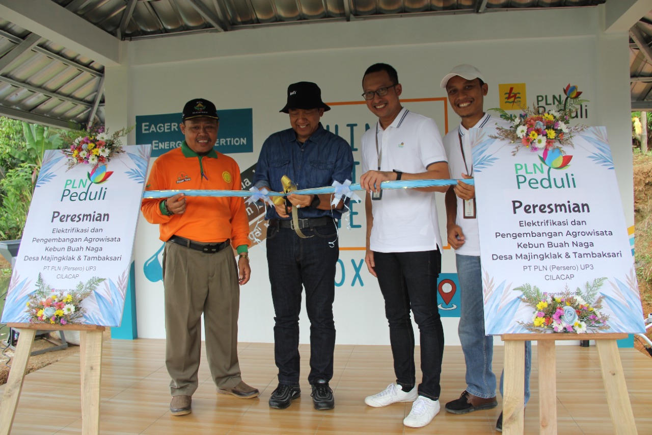 BANTUAN PENGEMBANGAN AGROWISATA KEBUN BUAH NAGA DESA MAJINGKLAK KEC WANAREJA KAB CILACAP