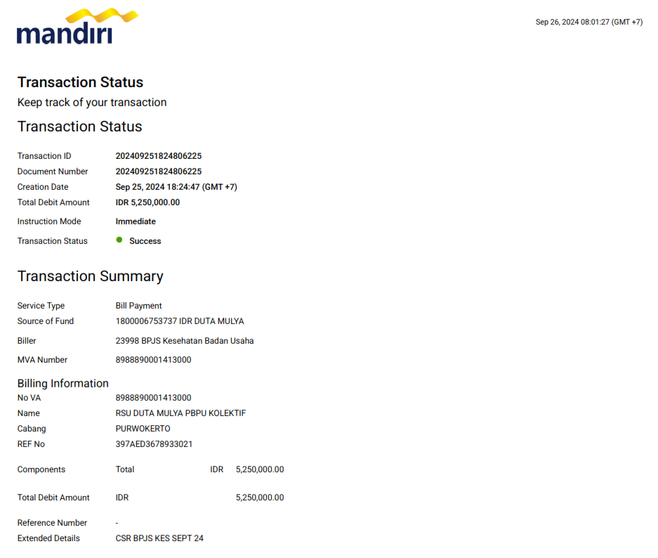 Masyarakat disekitar RSU Duta Mulya Majenang