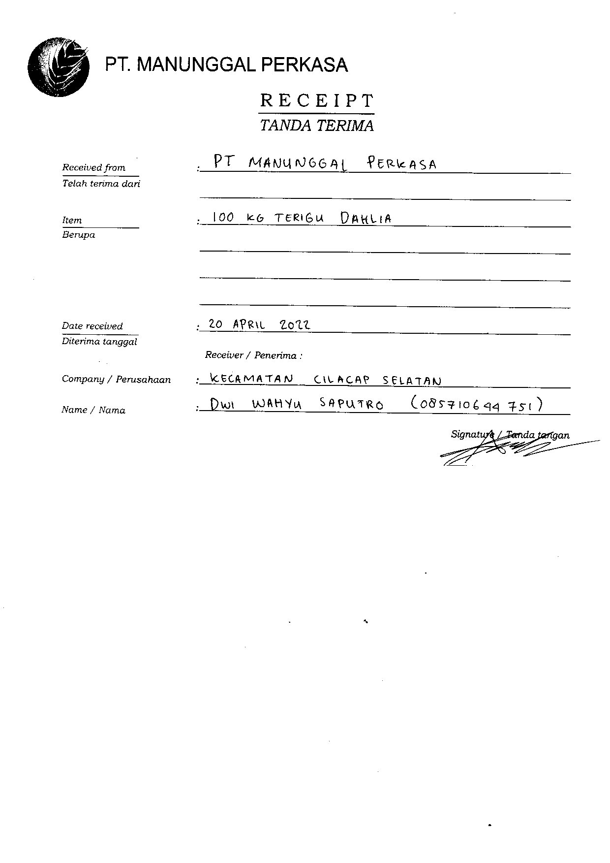 Pemberian bantuan sembako