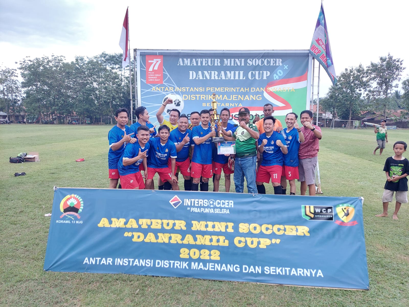 Panitia kegiatan Turnamen Mini Soccer Danramil Cup Tahun 2022 Antar Instansi Pemerintah dan Swasta