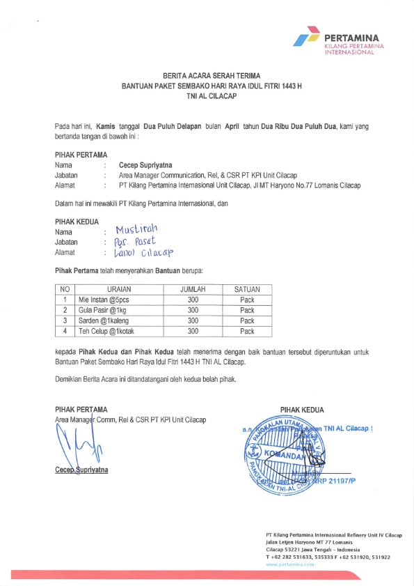 Anggota Lanal Cilacap 