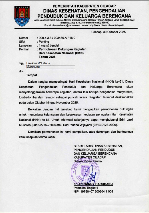 Dinas Kesehatan, Pengendalian Penduduk dan Keluarga Berencana Kabupaten Cilacap