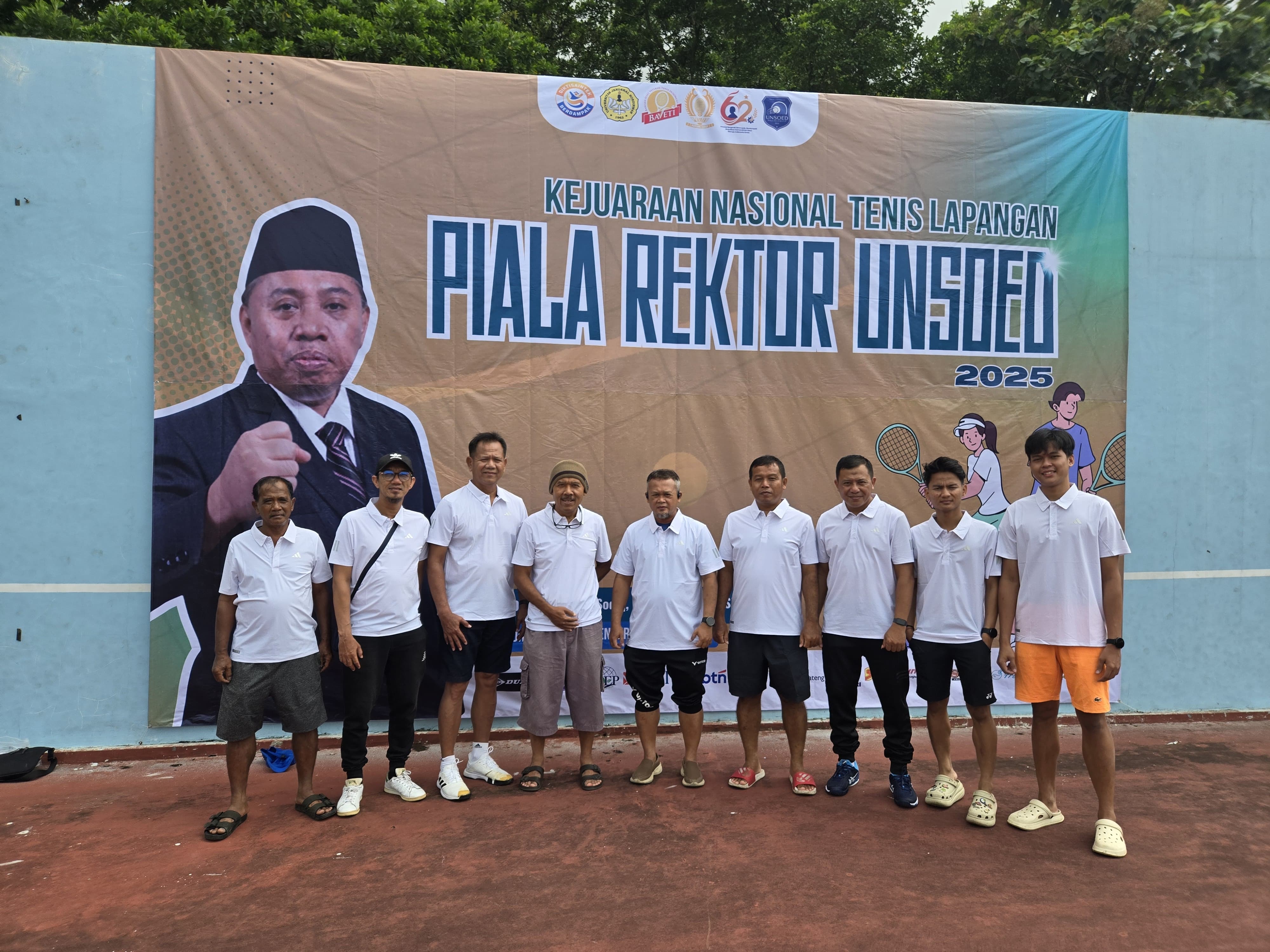 Kejuaraan Tenis Lapangan PELTI Kabupaten Cilacap yang Akan Mengikuti Kejuaraan Nasional Tenis Lapangan Piala Rektor Unsoed