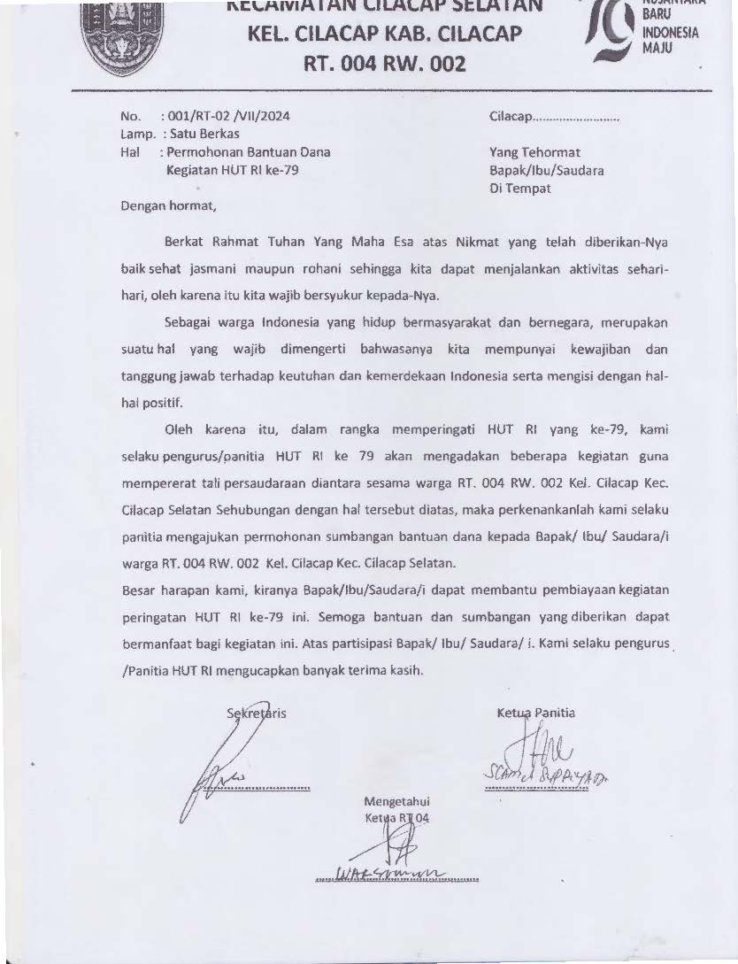 Warga RT.04/RW.02 Kelurahan CIlacap, Kecamatan CIlacap Selatan