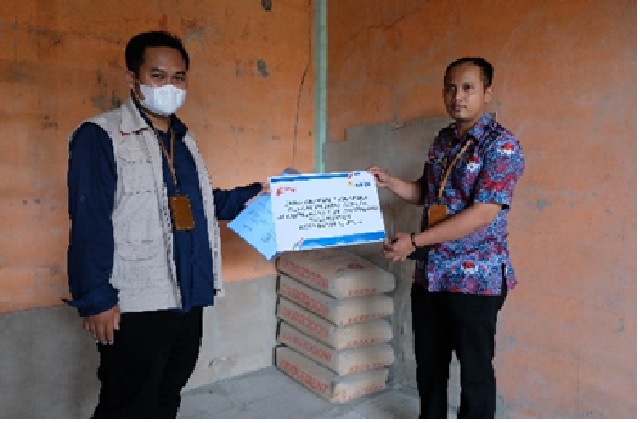 CSR Pembelian Semen Bantuan Pembangunan Gapura Jalan Desa Bengawan Dan Kenanga  Desa Bunton
