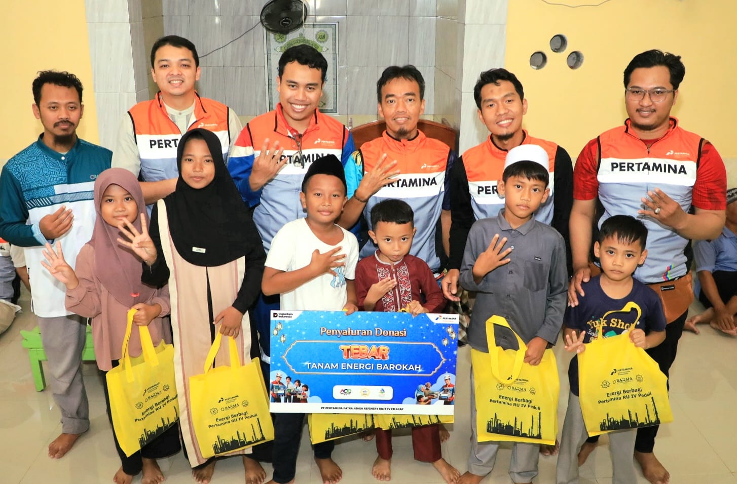 Penyaluran Donasi TEBAR (Tanam Energi Barokah) 3.0