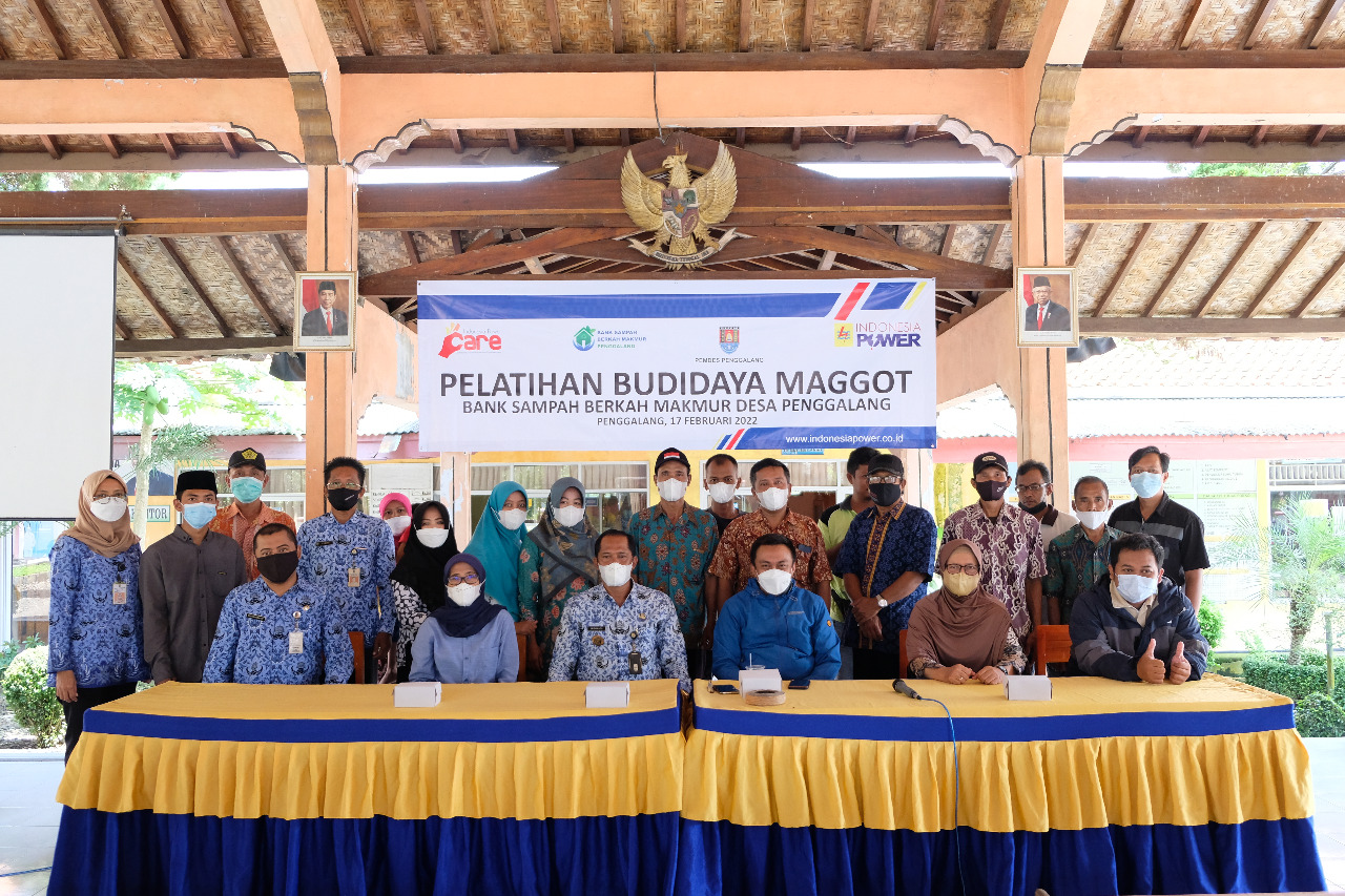 Pelatihan Budidaya magot untuk kelompok bank sampah berkah makmur