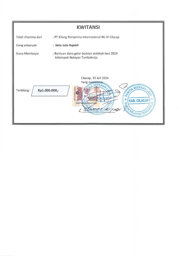 Rukun Nelayan Tambakreja- Cilsel