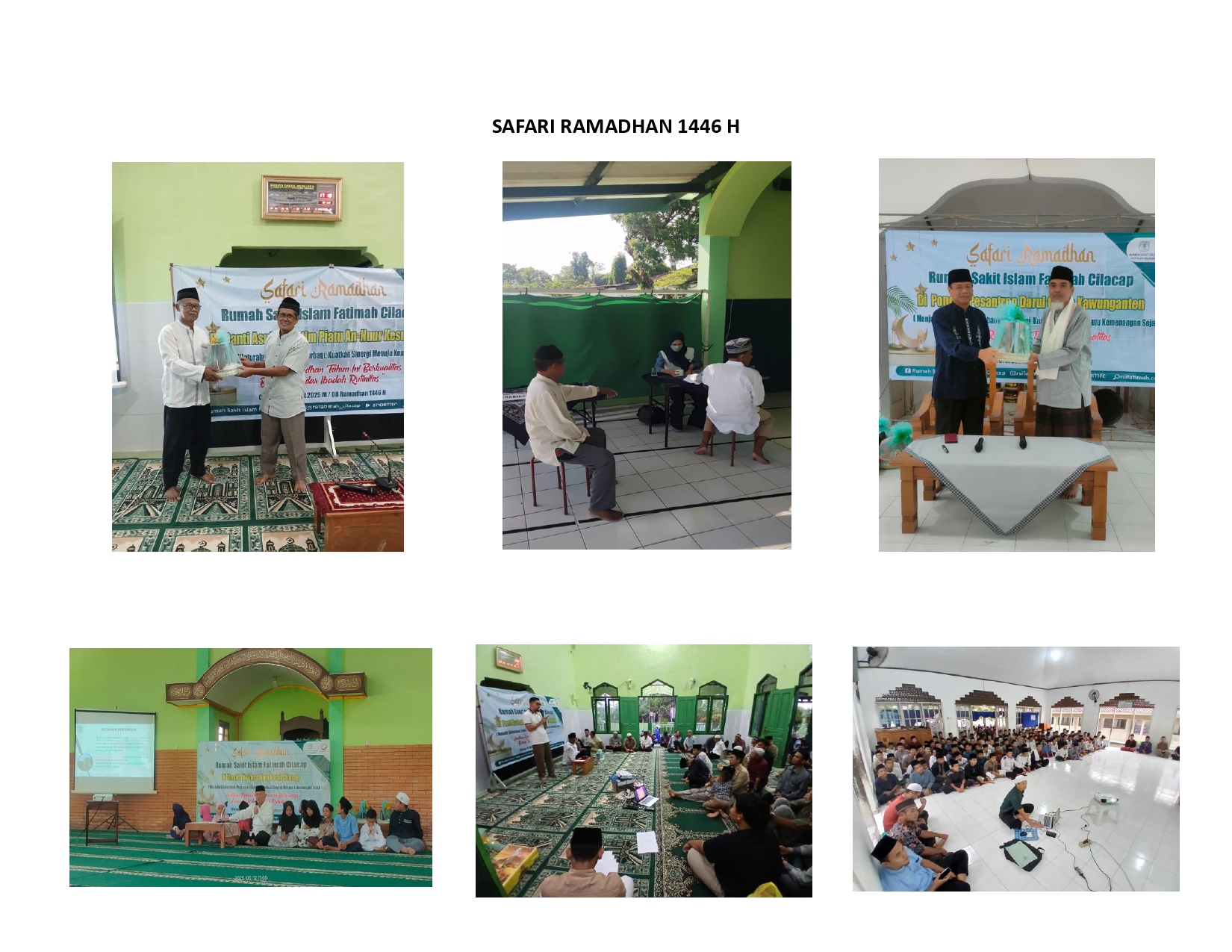 Panti Asuhan Yatim Piatu Karang Kandri
Masjid Baitussalam Pemintalan
Pondok Pesantren Darul Qurro Kawunganten