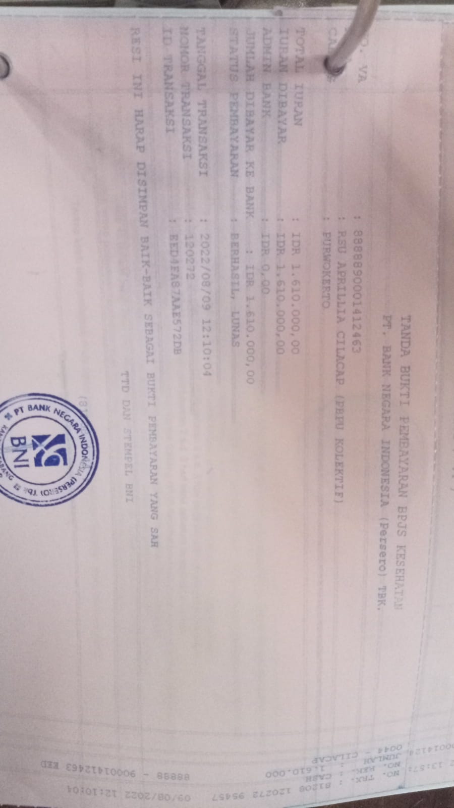 Warga Kecamatan Cilacap Tengah sekitar RSU Aprillia