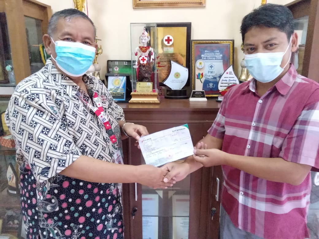 Bantuan acara HUT PMI Kabupaten Cilacap