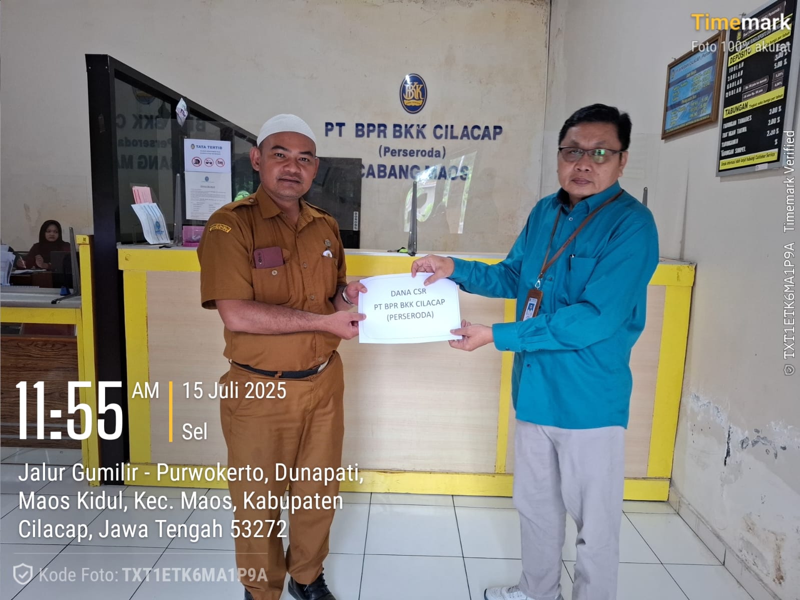 Panitia Kegiatan Selamatan Bumi Tahun 2025 Desa KarangKemiri Kecamatan Maos Kabupaten Cilacap