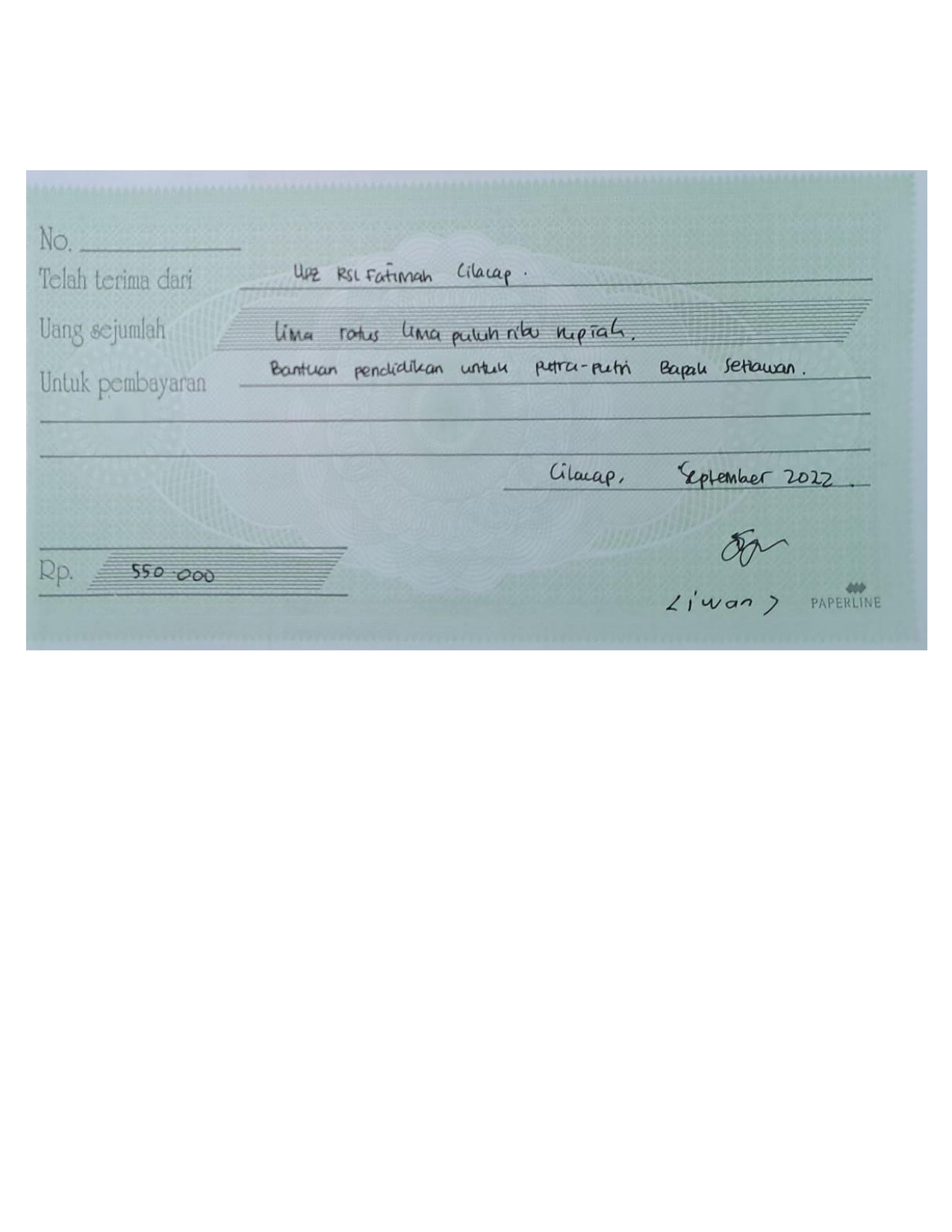 Putra-putri bapak Setiawan