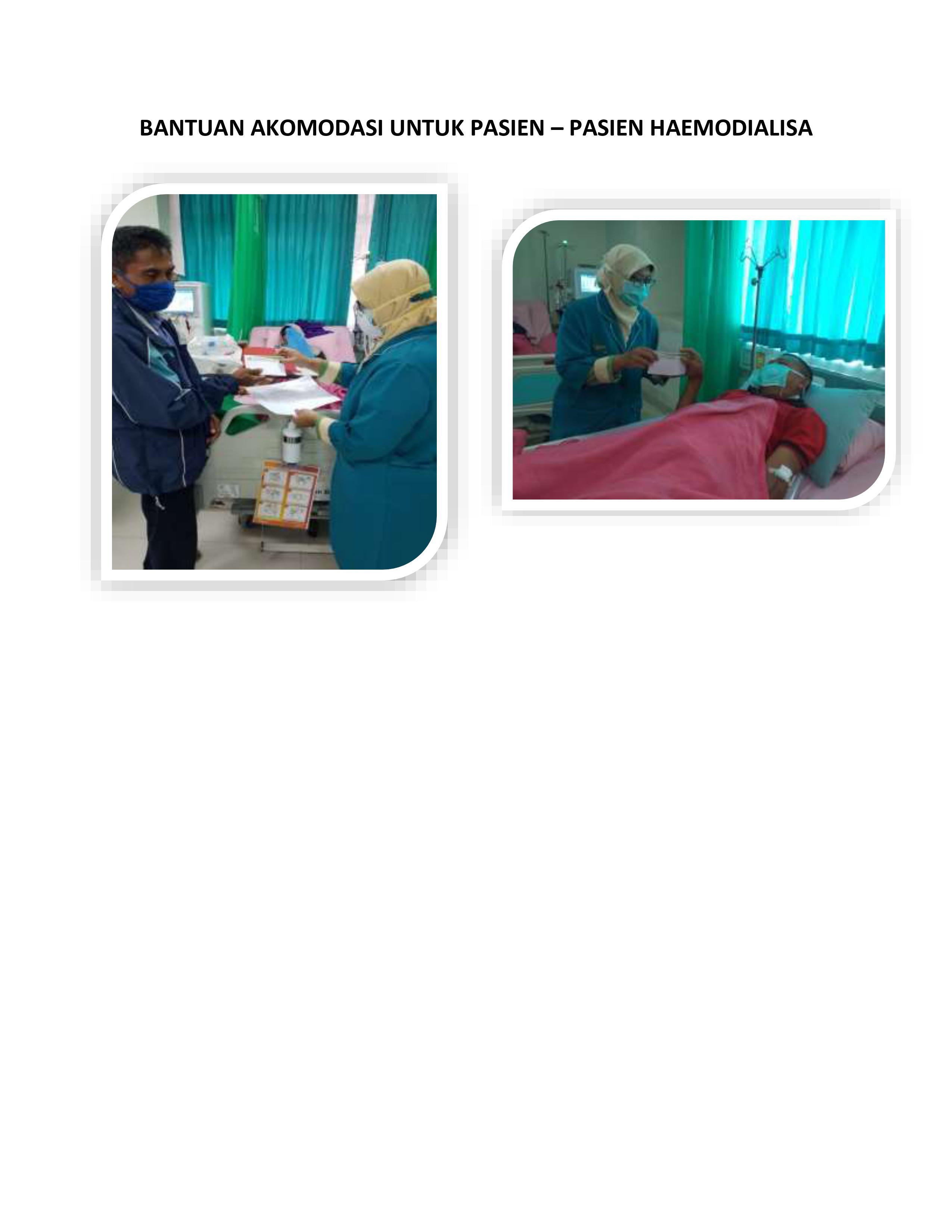 Bantuan pasien  RJ dan HD