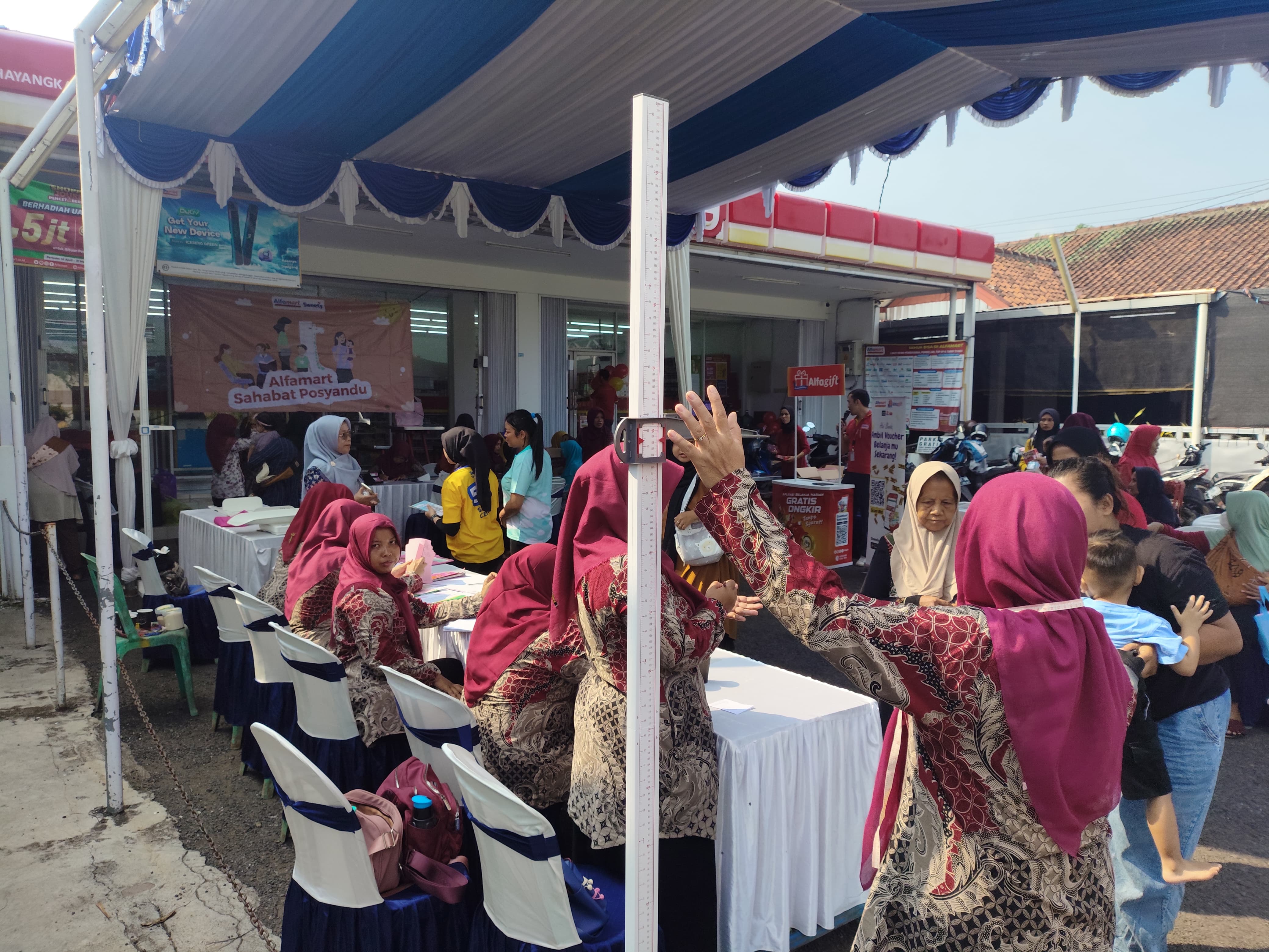 170 Peserta Posyandu ILP Kelurahan Karangmangu, Kecamatan Kroya, Kabupaten Cilacap