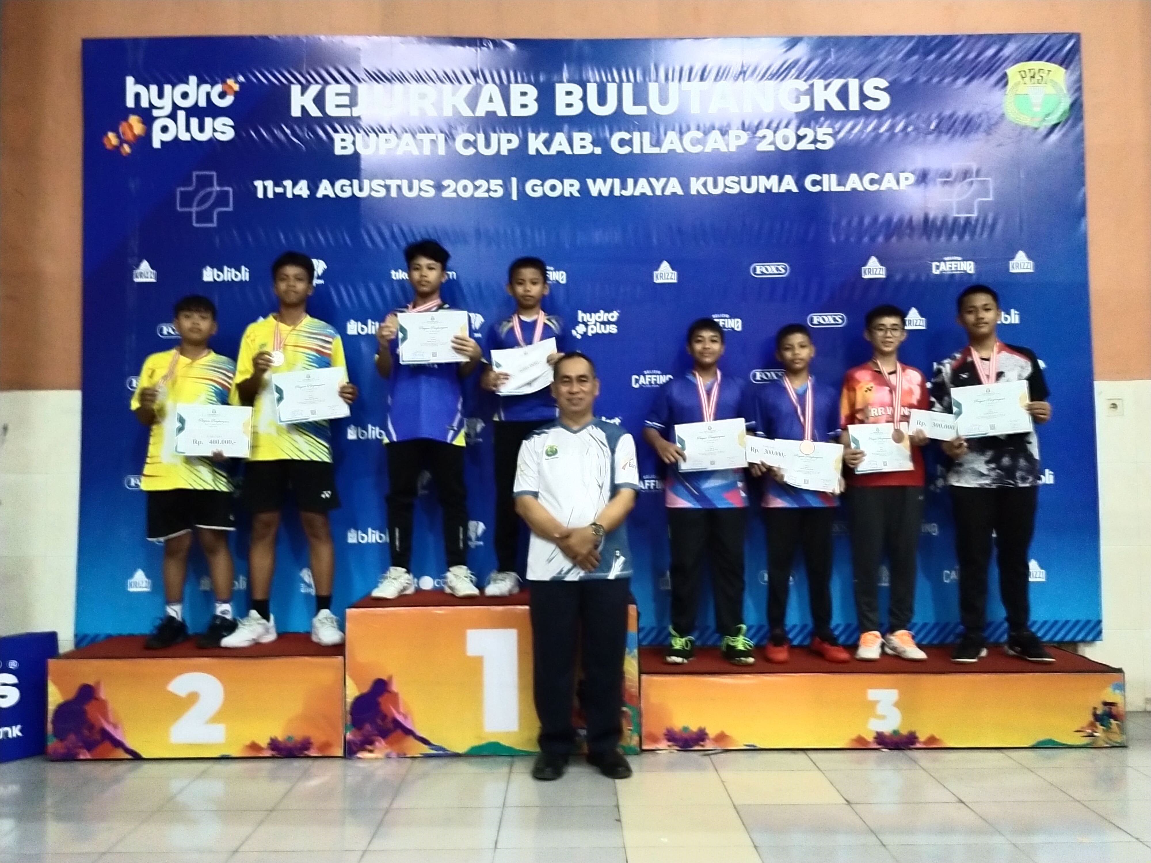 Panitia Kejurkab Bulutangkis Bupati Cup Cilacap Tahun 2025