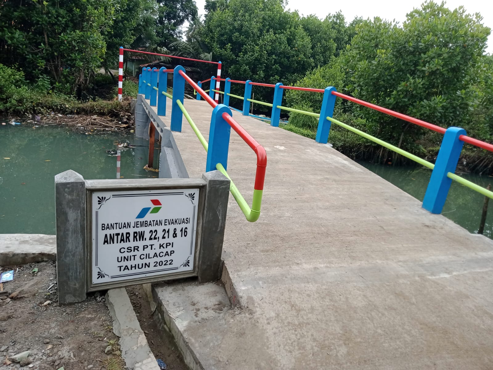 Panitia Peresmian Jembatan Evakuasi Warga kelurahan donan