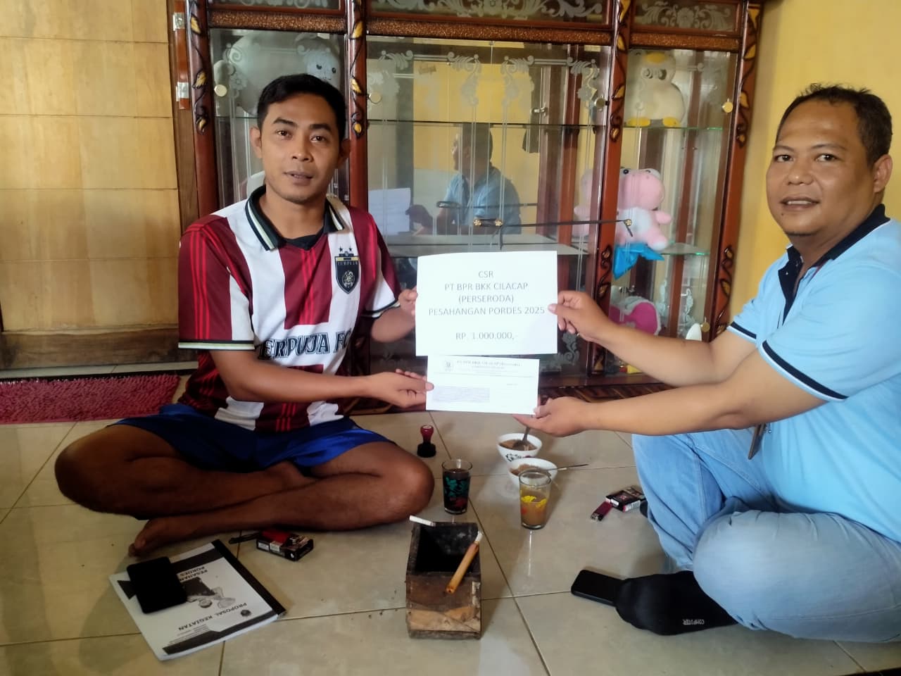 Panitia Turnamen Sepak Bola Antar Desa Tahun 2025 “PESAHANGAN PORDES 2025 Cimanggu