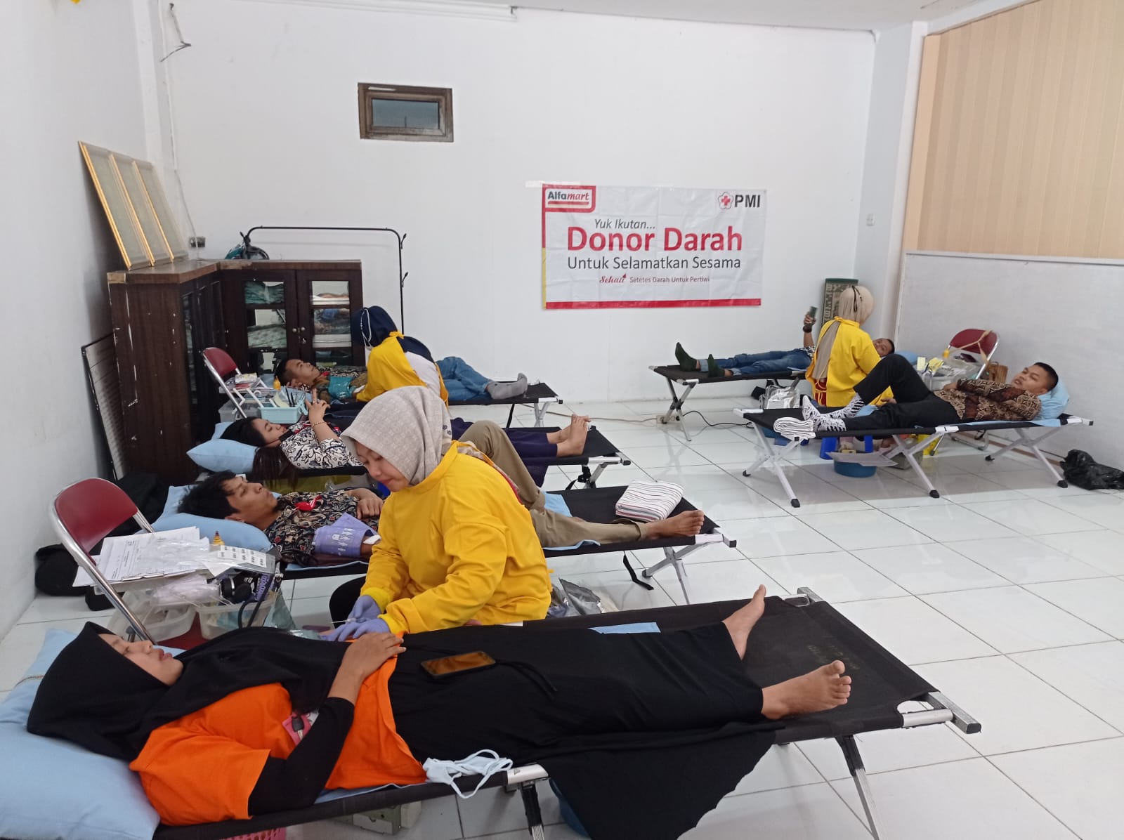 Donor Darah Karyawan Alfamart Cilacap