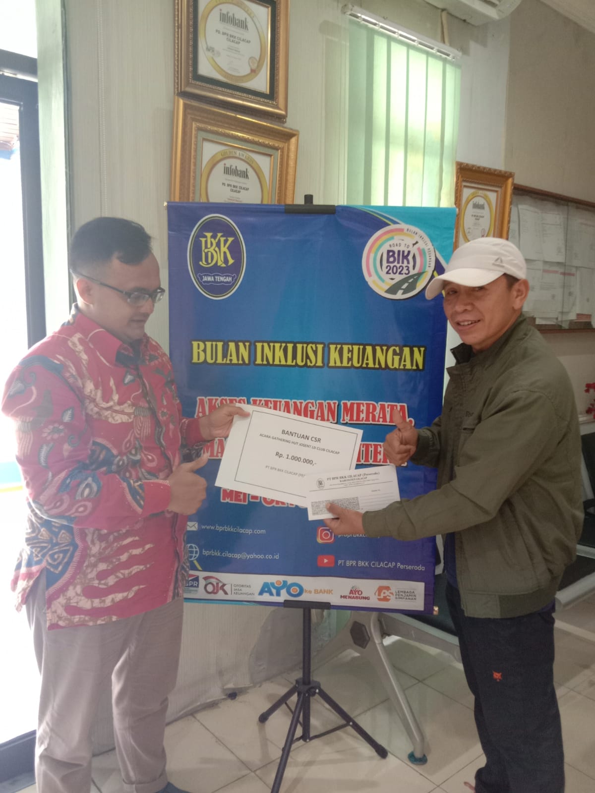 Panitia pelaksanaan HUT Josent LD CLub Cilacap