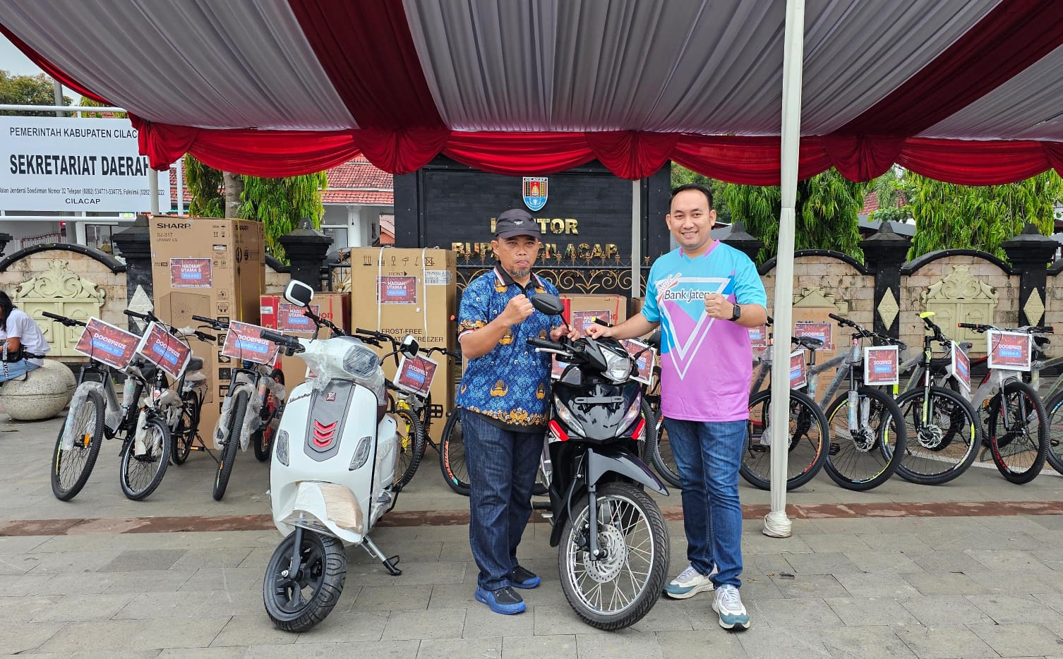 Panitia peringatan HUT Korpri Tk. Kabupaten Cilacap