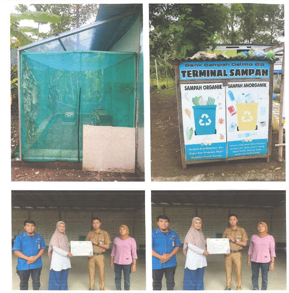 Bank sampah dan Karang Taruna Desa Penggalang 