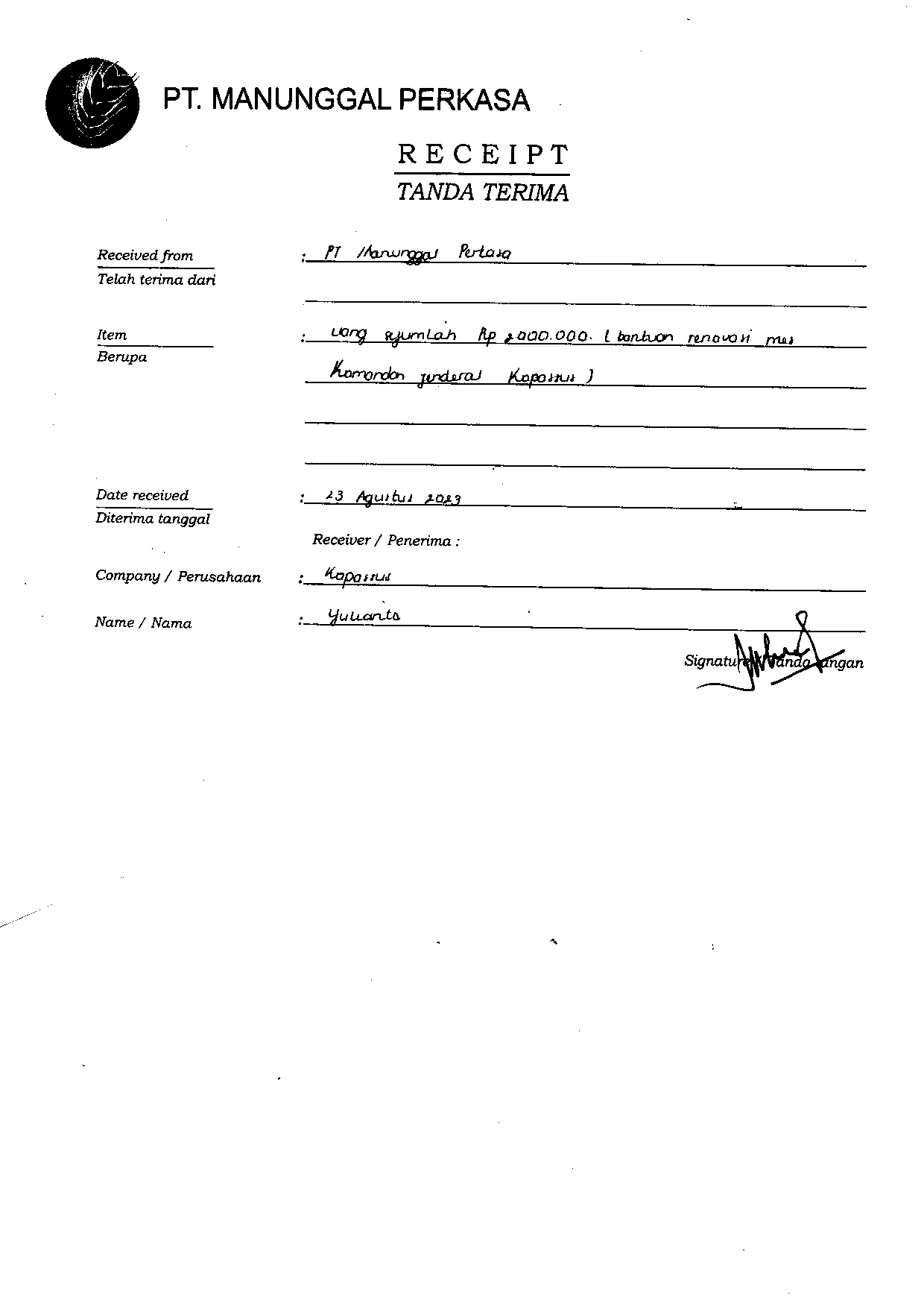 Garasi Mes Komandan Jenderal Kopassus