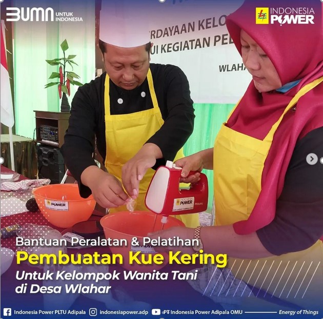 Pembayaran Bantuan Pelatihan Pembuatan Roti Kering/ Catering Untuk KWT Desa Wlahar
