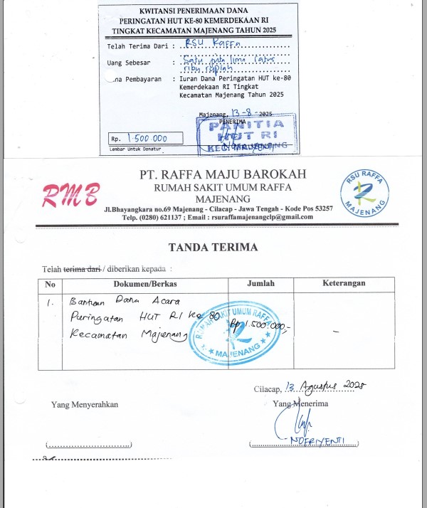 Panitia Peringatan HUT RI Ke 80 Tahun 2025 tingkat Kecamatan Majenang