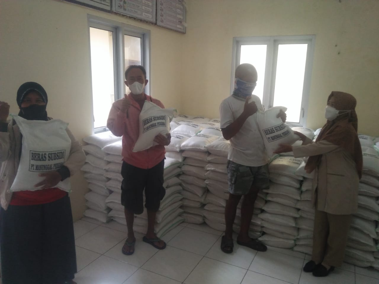 Penjualan beras dengan subsidi harga (April 2022)