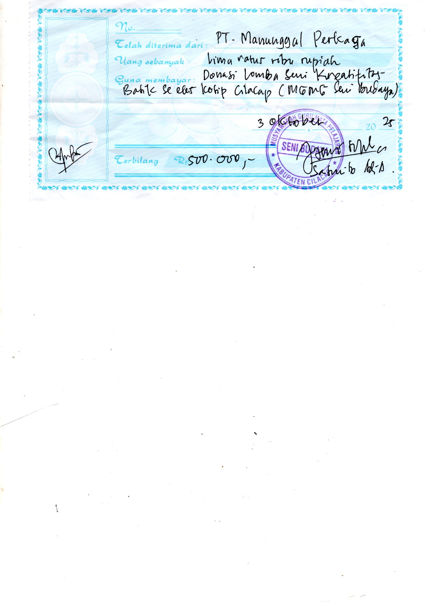 Pelajar dan Masyarakat Kabupaten Cilacap