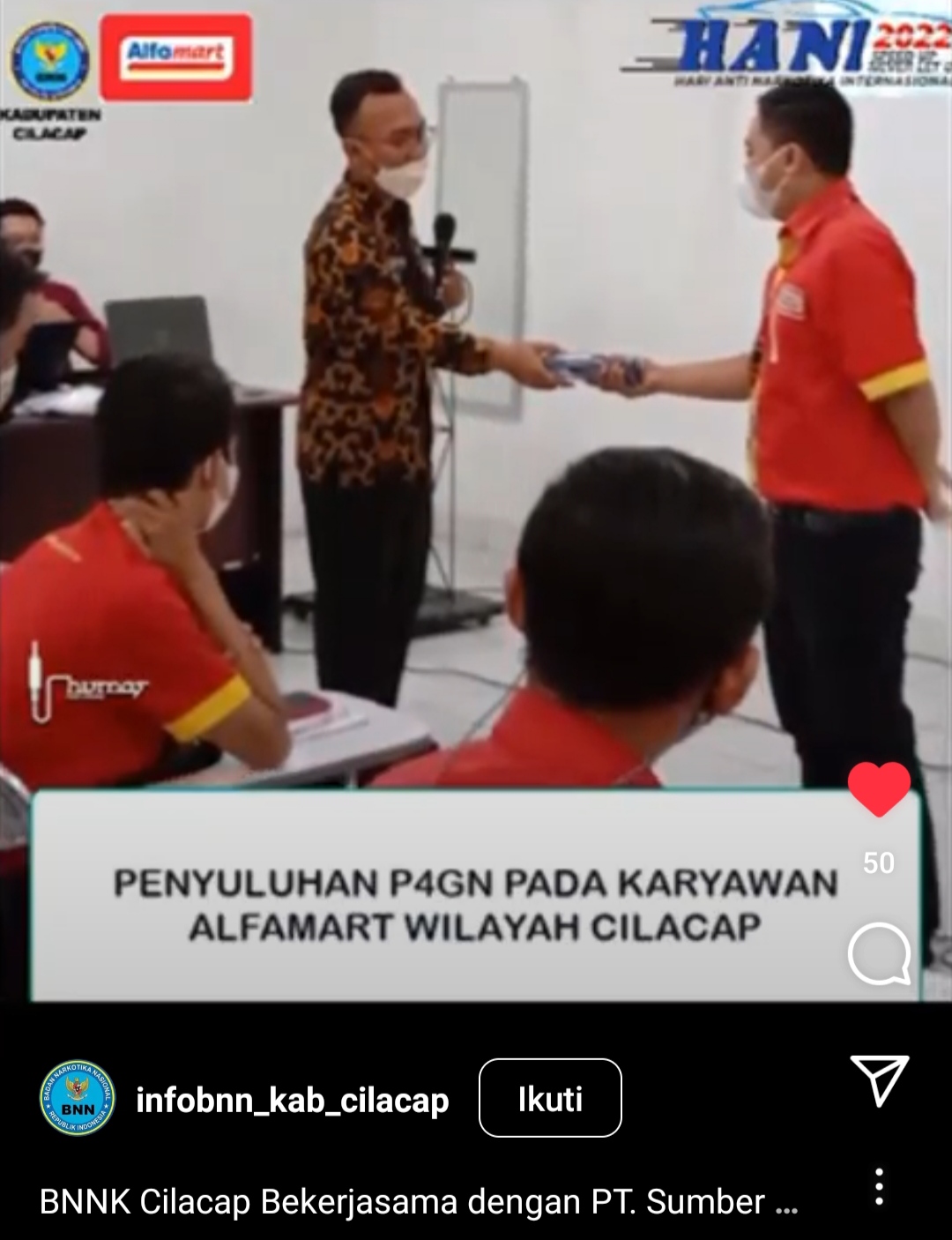 Karyawan Alfamart Cabang Cilacap