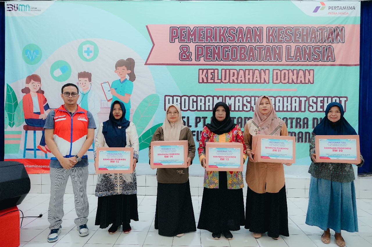 Posbindu di RW 15, RW 21, RW 22, RW 13 dan RW 14 Kelurahan Donan