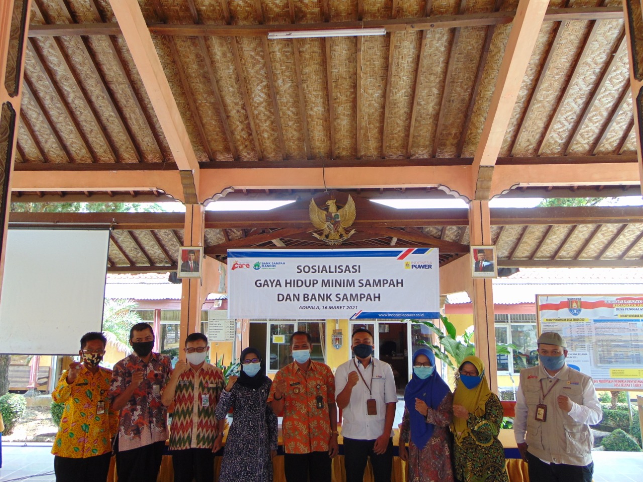 Bank sampah kampung proklim Desa Penggalang