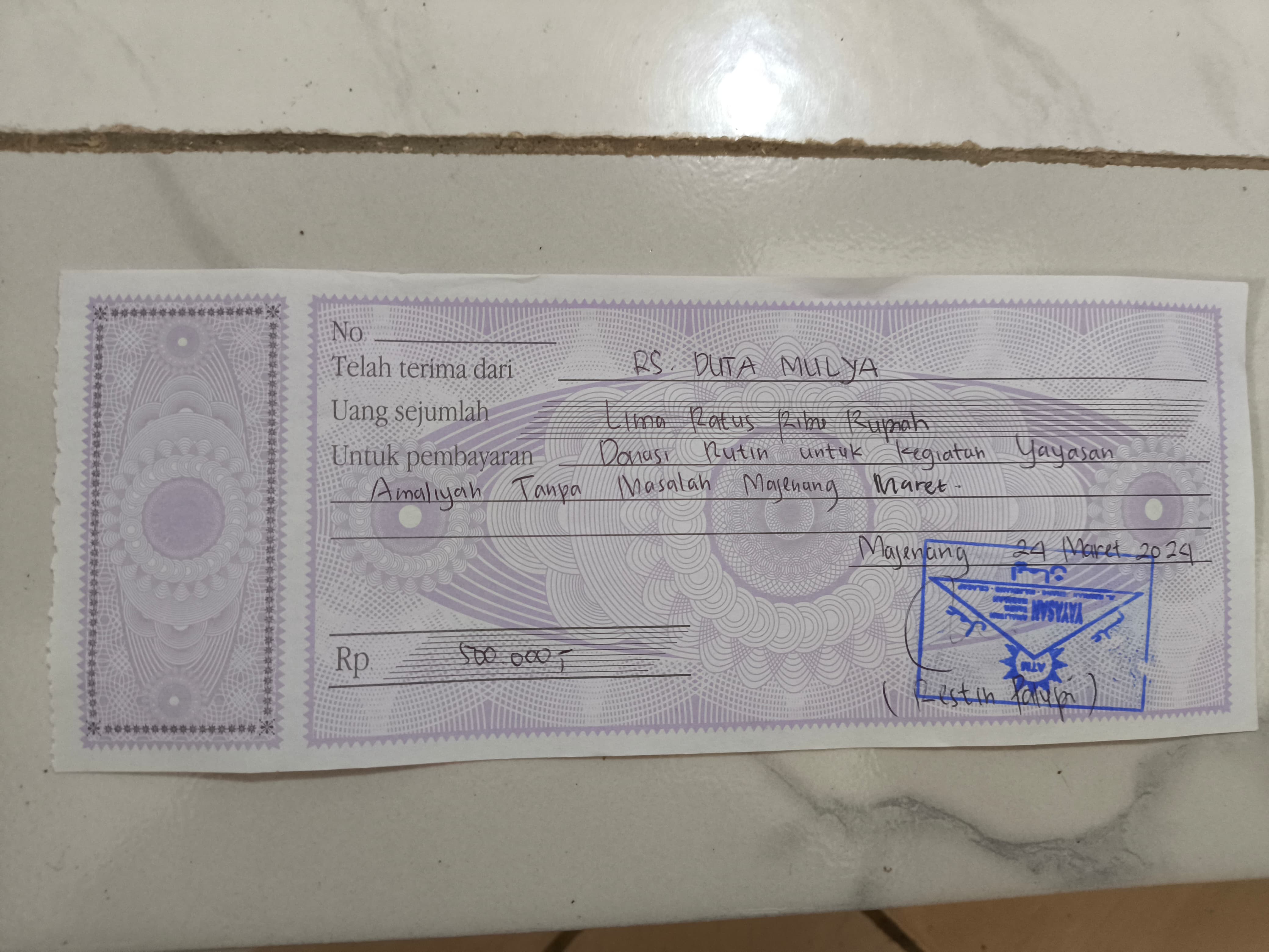 Yayasan Amaliyah Tanpa Masalah