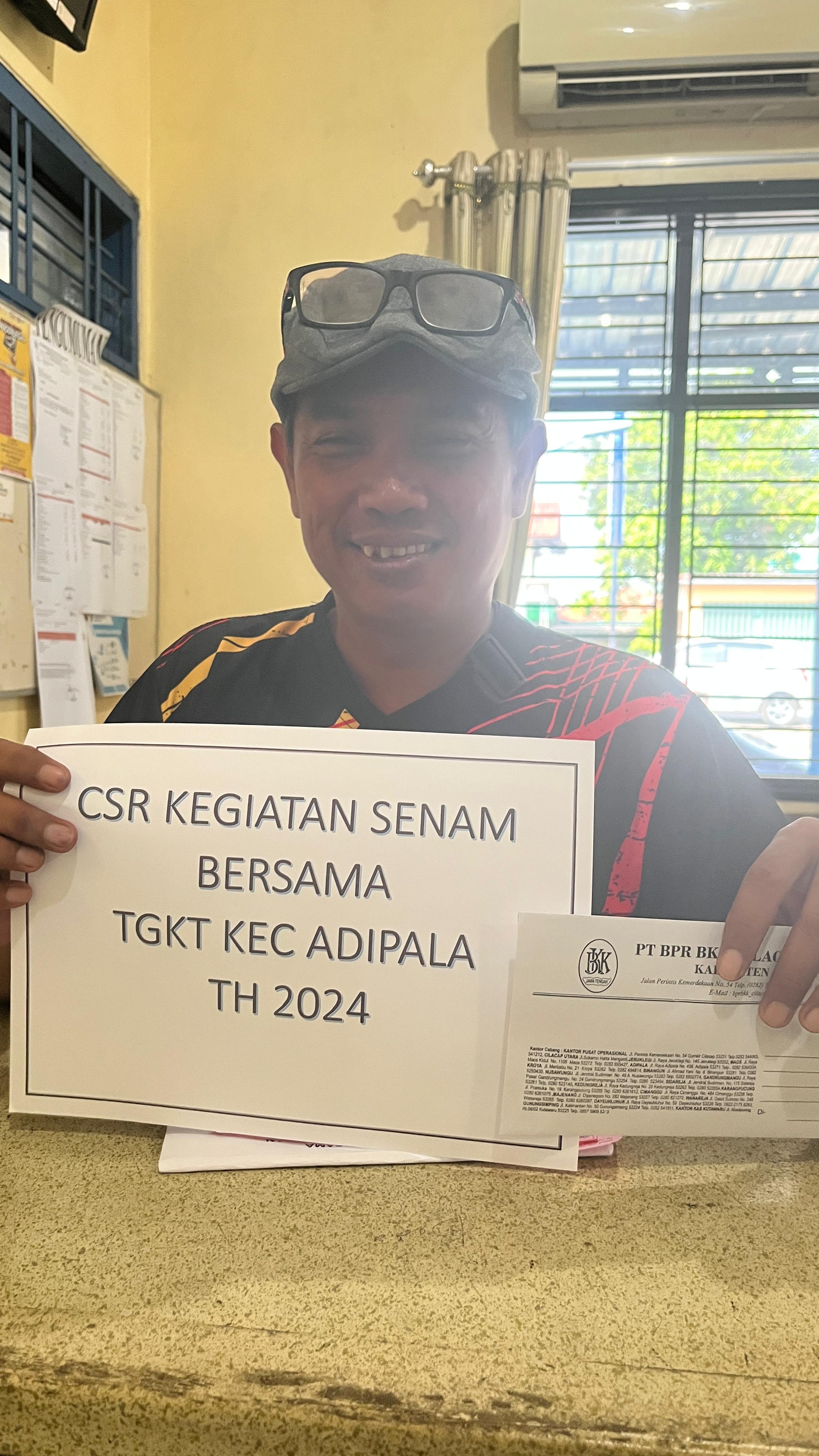 Panitia kegiatan senam bersama Tahun 2024 Kecamatan Adipala