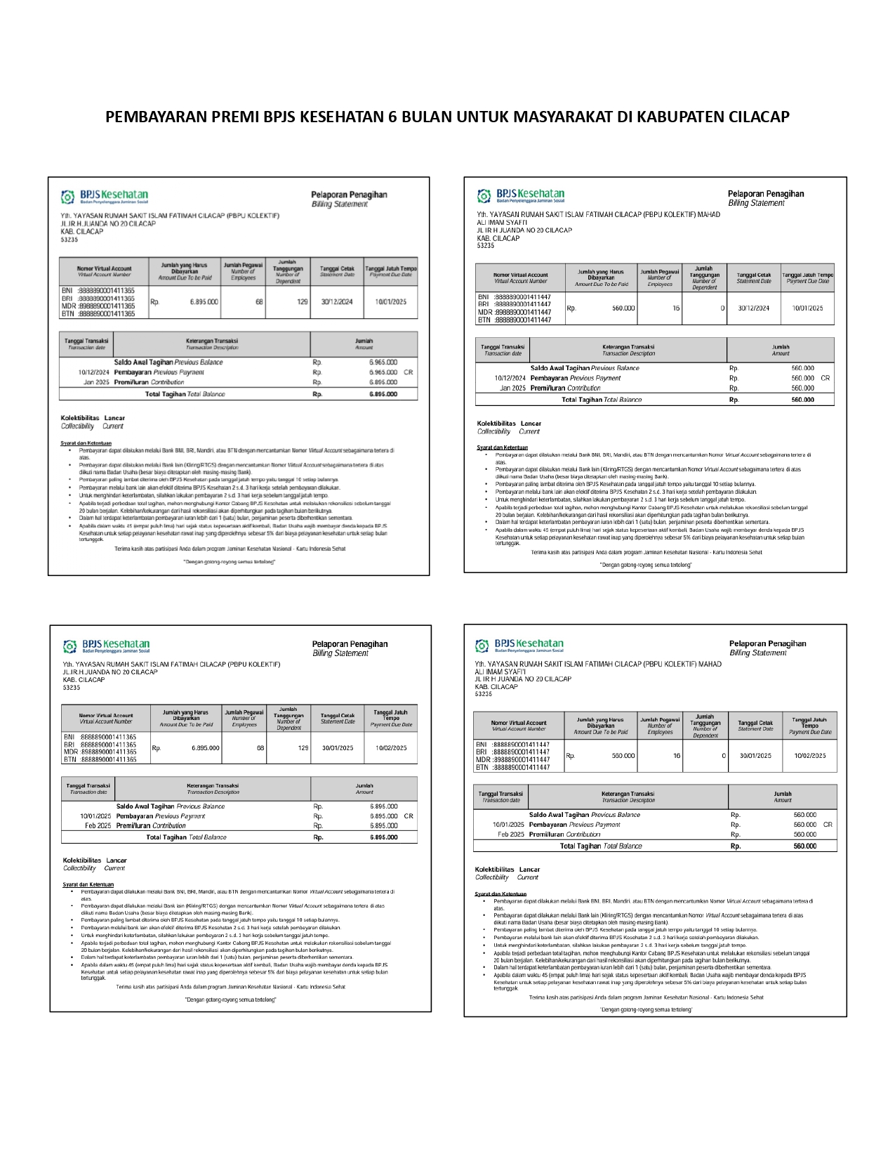 Masyarakat Kurang Mampu di Kabupaten Cilacap