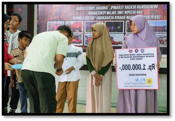 Anak yatim piatu sejumlah 10 orang di Gunung Simping, Cilacap Tengah