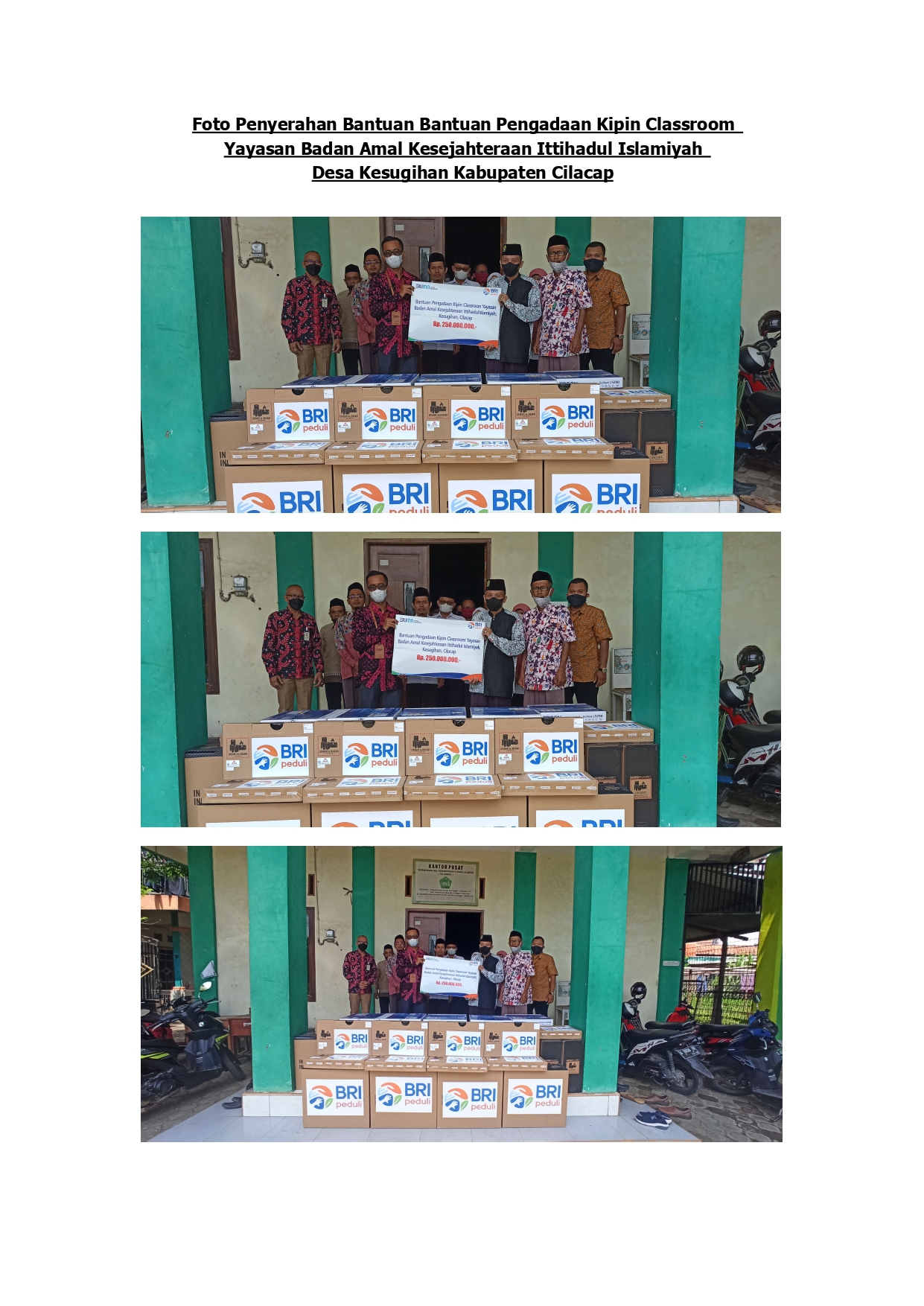 Yayasan Badan Amal Kesejahteraan Ittihadul Islamiyah Desa Kesugihan Cilacap