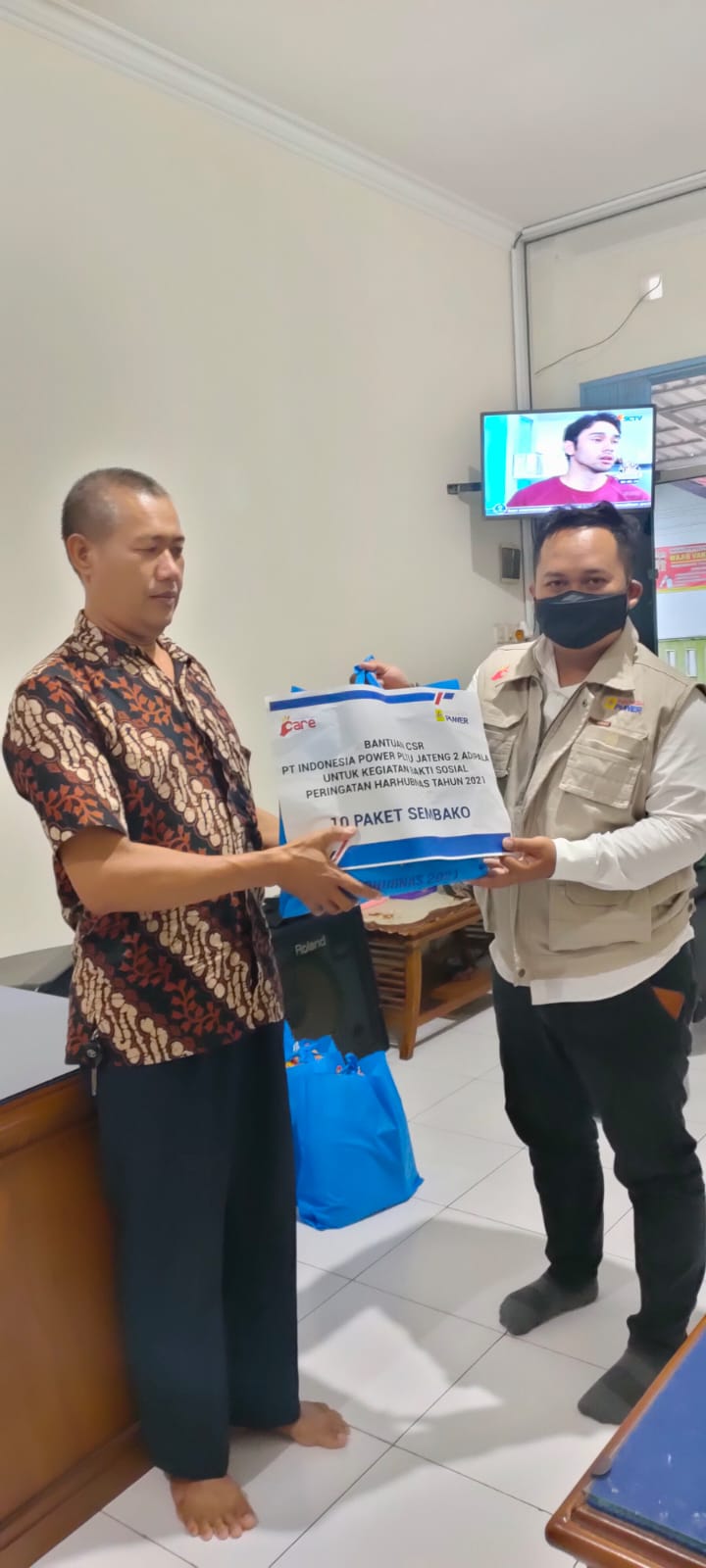 Bantuan 10 Paket Sembako dalam Rangka Hari Perhubungan Nasional