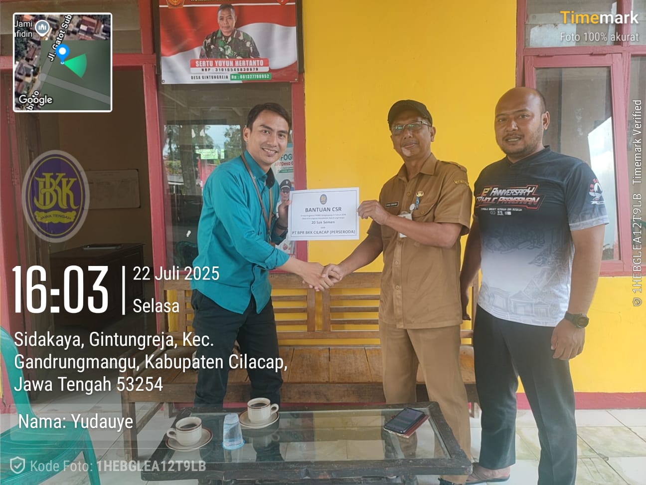 TMMD Sengkuyung Tahap III Tahun 2025 Desa Gintungreja Kecamatan Gandrungmangu