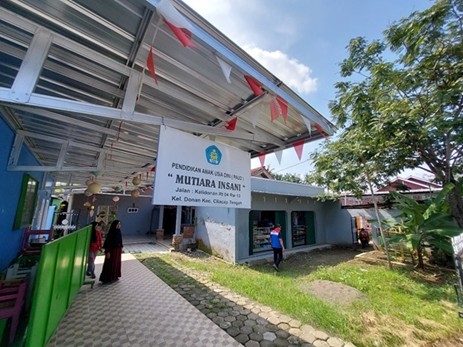PAUD Mutiara Insani Donan di Jalan Kalidonan RT 04 RW 13, Kelurahan Donan, Kecamatan Cilacap Tengah, Kabupaten Cilacap 