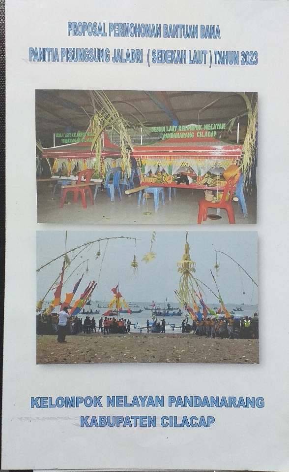Panitia Pisungsung Jaladri (Sedekah Laut)  Kel. Nelayan Pandanarang,Cilacap