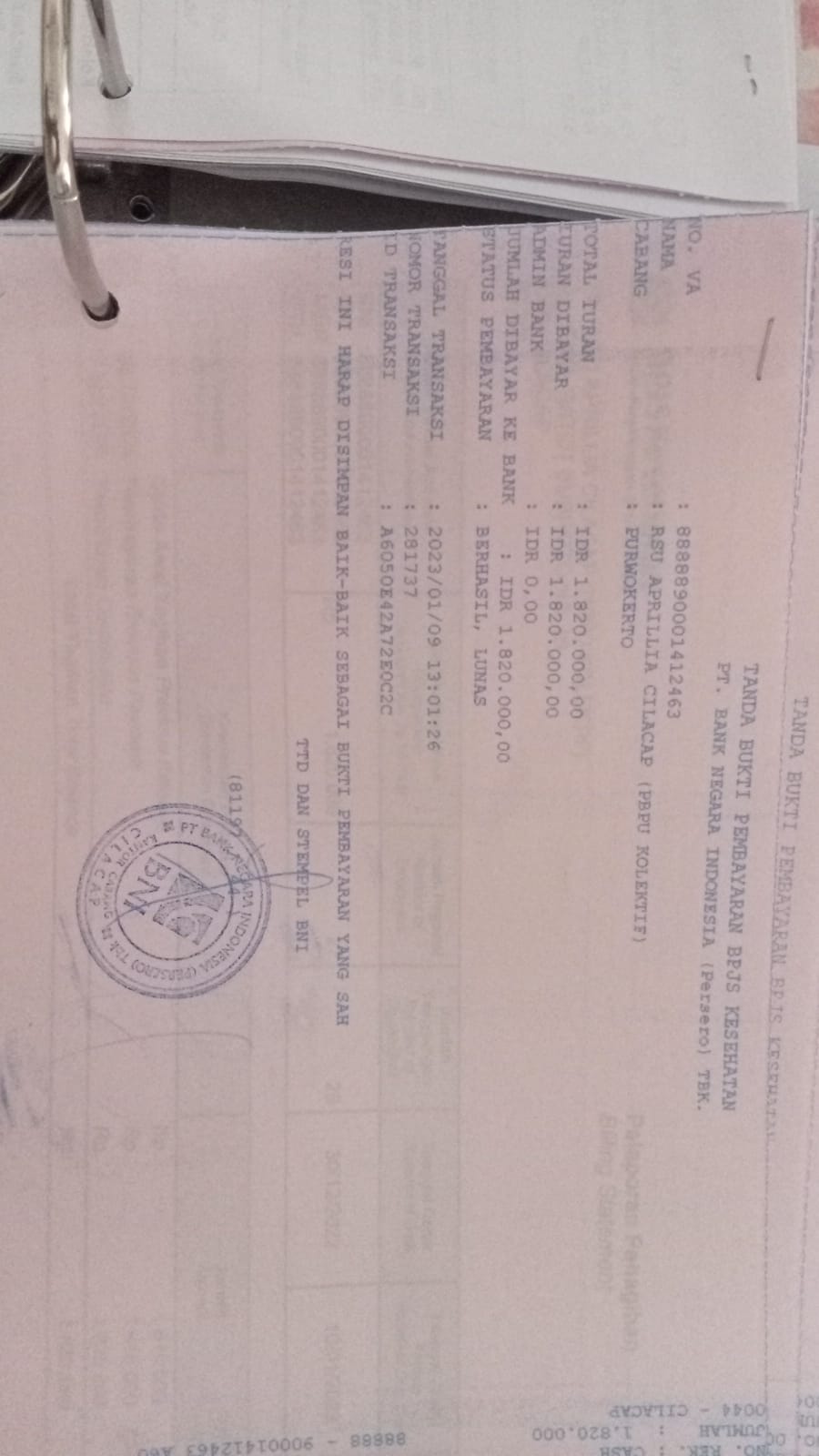 Warga Kecamatan Cilacap Tengah sekitar RSU Aprillia