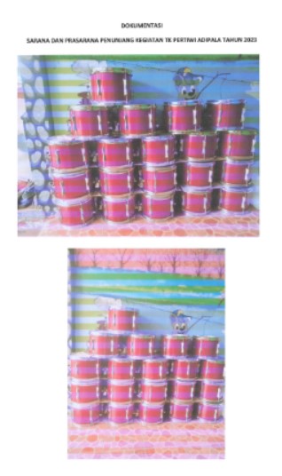 TK/Paud Pertiwi Desa Adipala