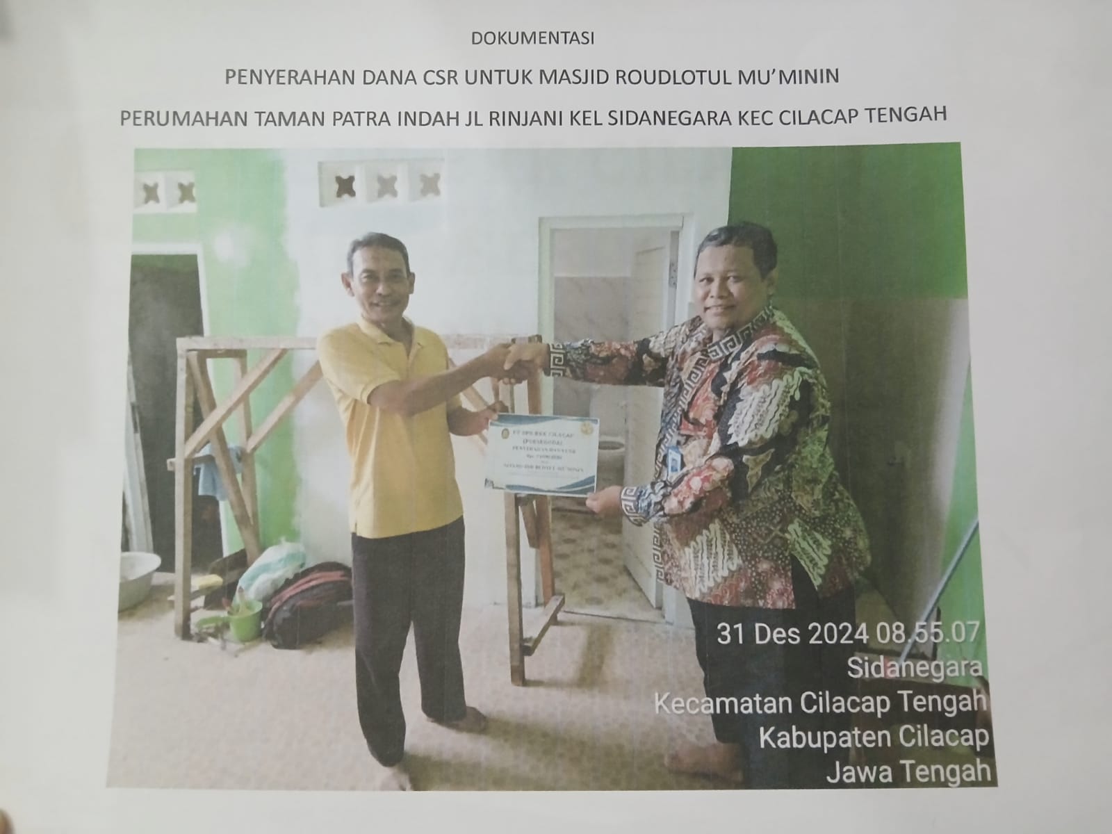 Masjid Roudlotul Mu'Minin Cilacap