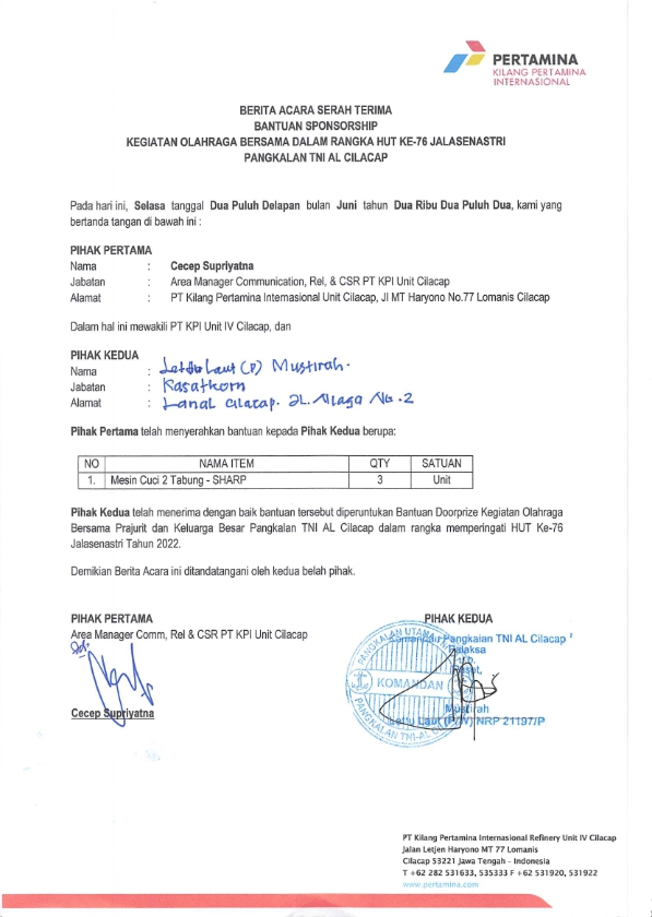 Keluarga Besar Lanal Cilacap