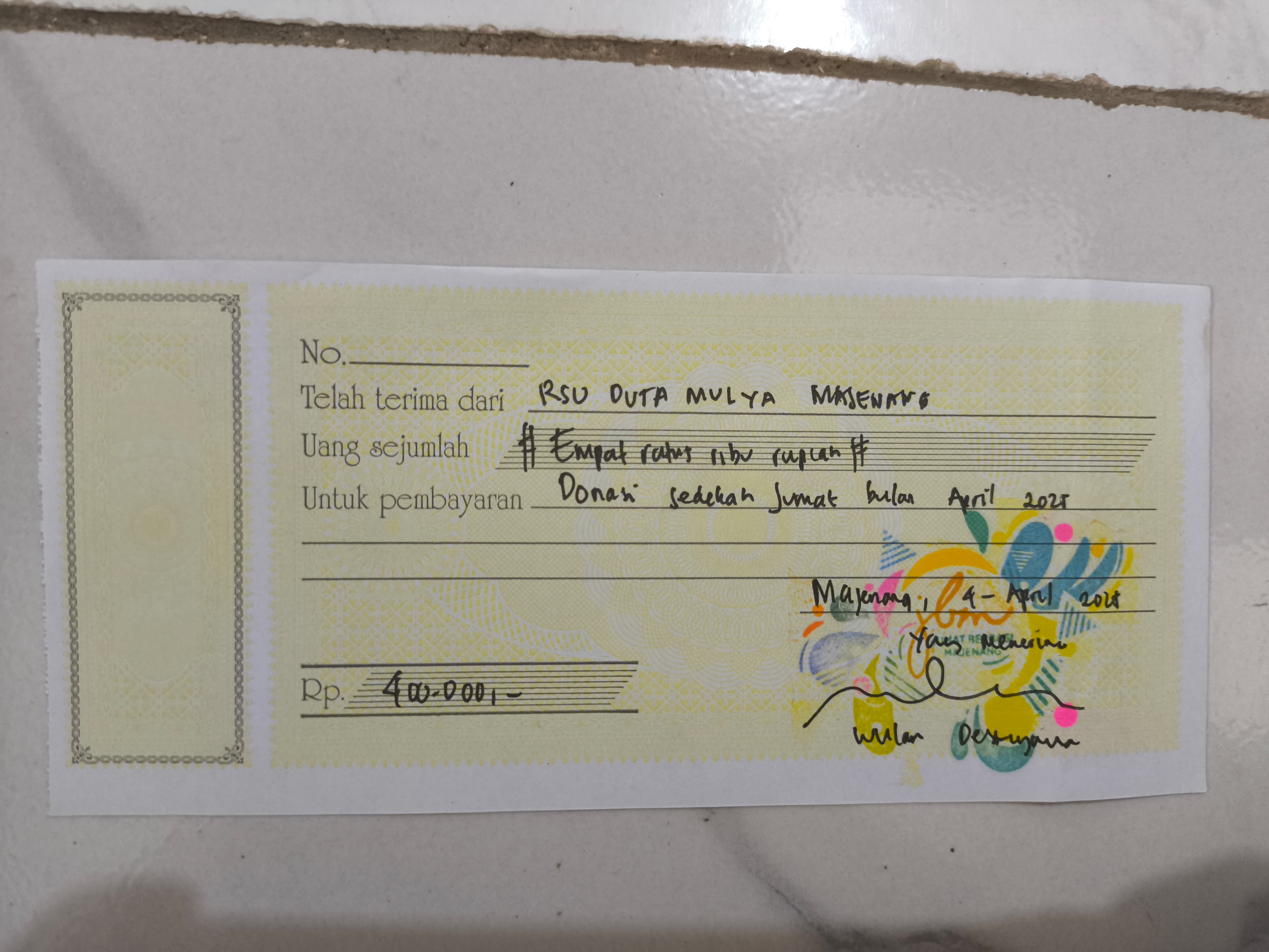 Jemaah Shalat Jumat di Dusun Tanjungsari