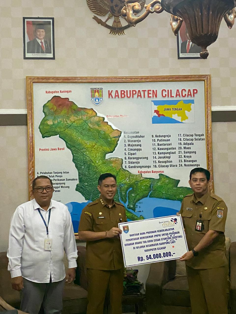 Baduta  berat underweight/bermasalah gizi di Wil. Kec. Kampung Laut